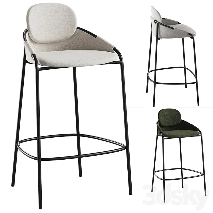 Bar stool Claudio 3DSMAX Model