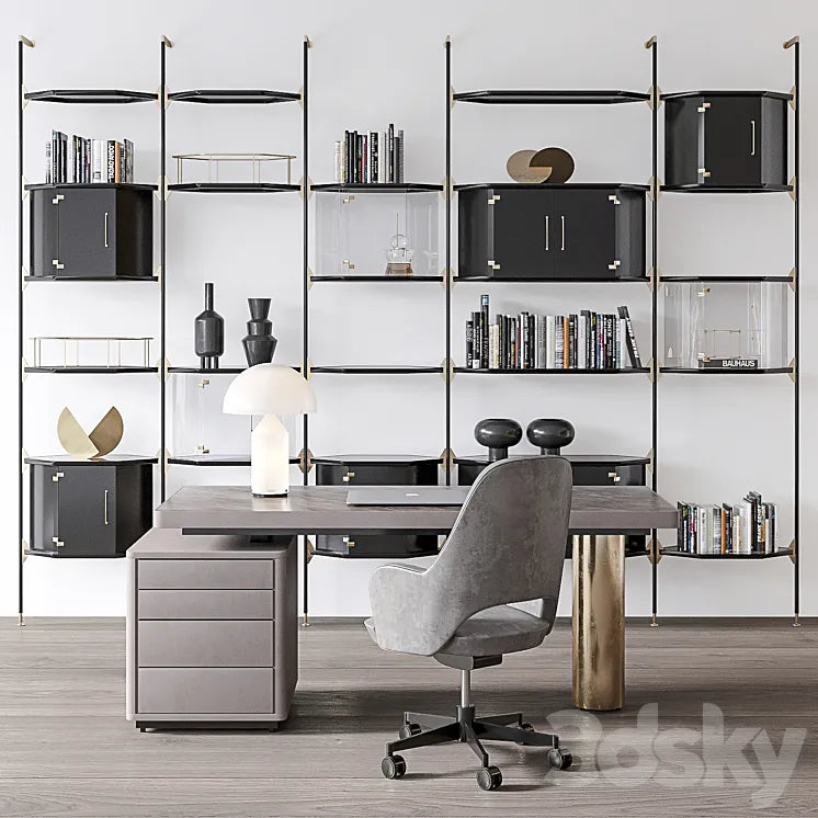 Baxter Office set 2 3DSMAX Model