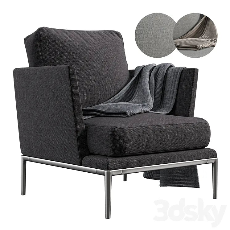 B&B Italia Atoll Armchair 3DSMAX Model