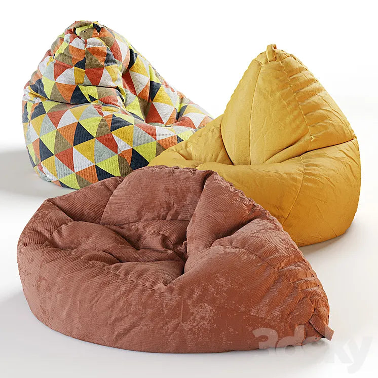Bean bag pear 3 3DSMAX Model