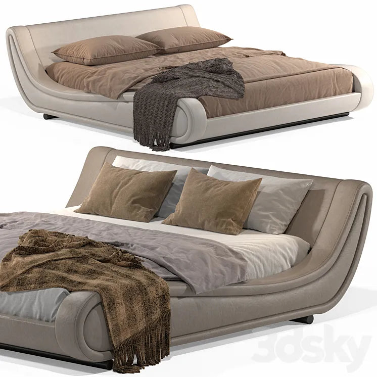 Bed Askona Oliver 180x200 3DSMAX Model