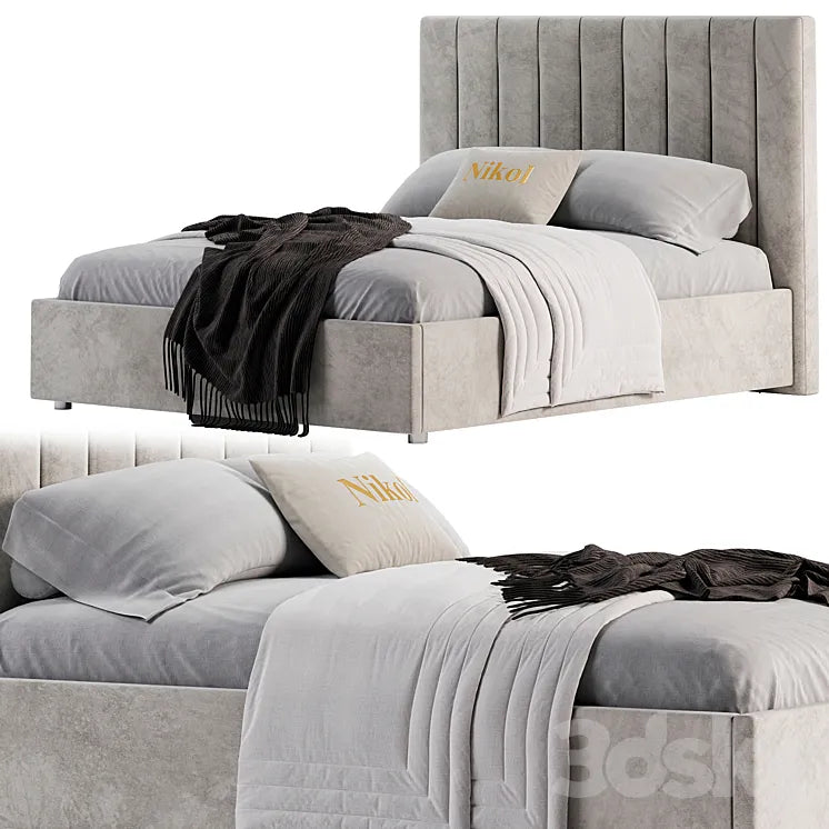 Bed Crown Nicole 3DSMAX Model