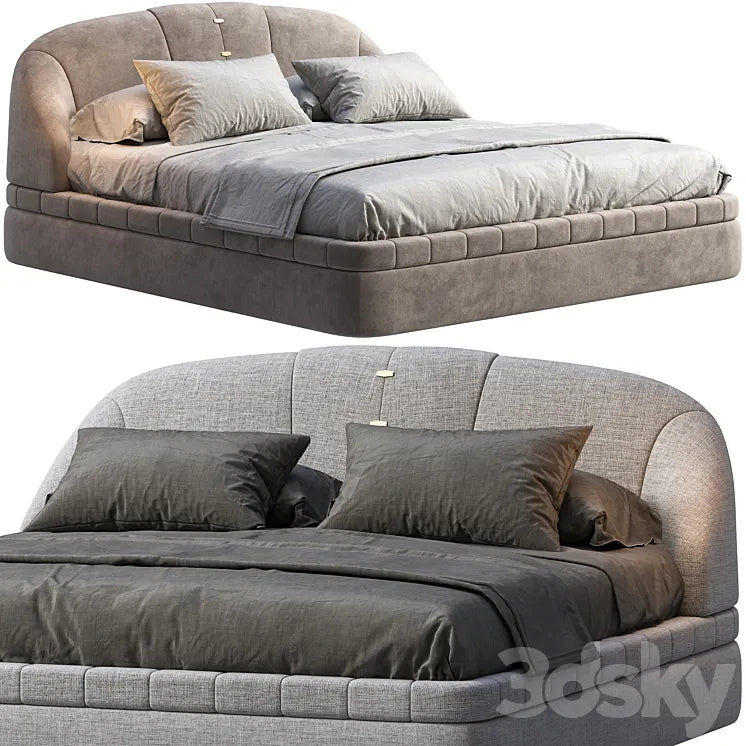 Bed Florence Concept by Zalim Isakov for Guticher 3DSMAX Model