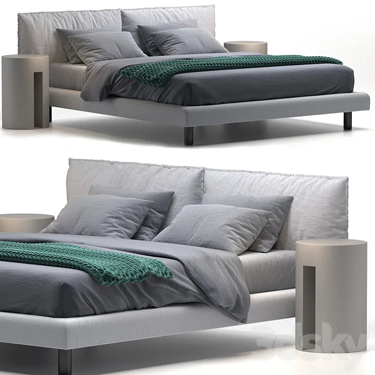 Bed Meridiani Oliver 3DSMAX Model