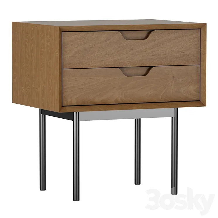 Bedside table with drawers Noyeto 3DSMAX Model