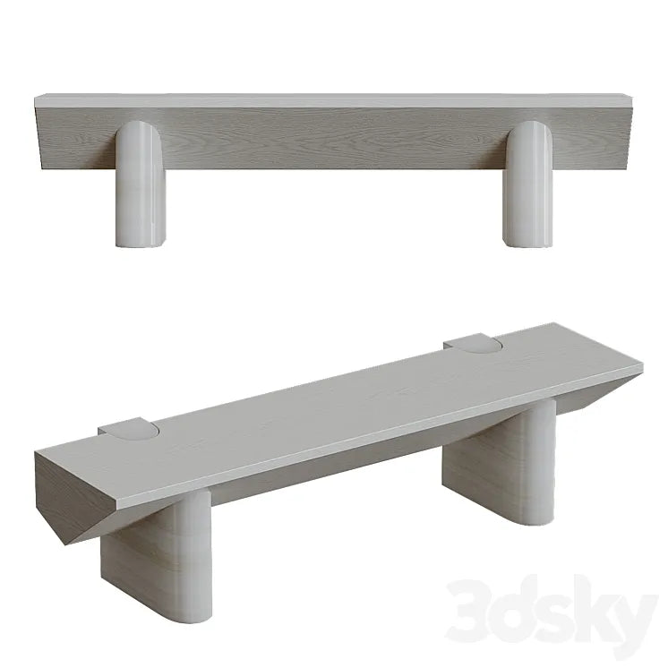 Bench by Charles Kalpakian 3DSMAX Model