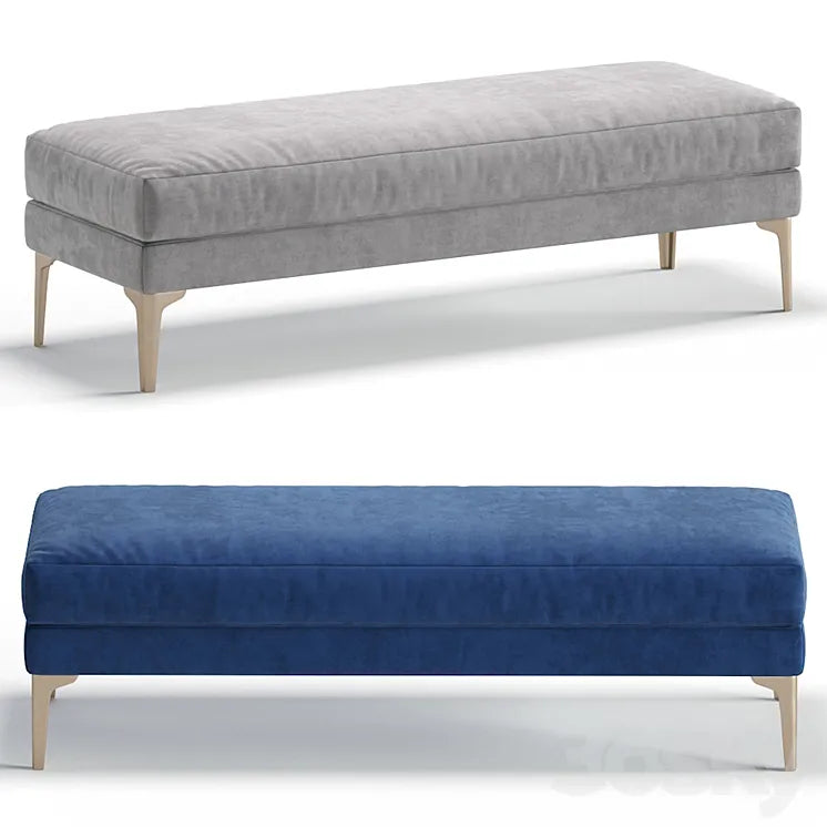 Bench TIFFANY by Cazarina Interiors 3 Colors Version/Банкетка ТИФФАНИ 3DSMAX Model