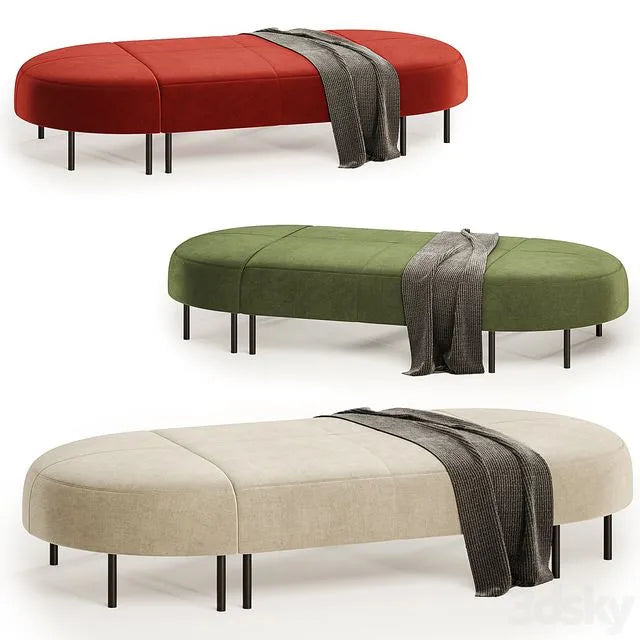 Bench VARIETY 8 seater 3dsMax Model