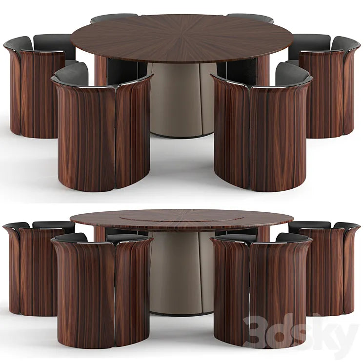 Bentley Home Dinning set 3DSMAX Model