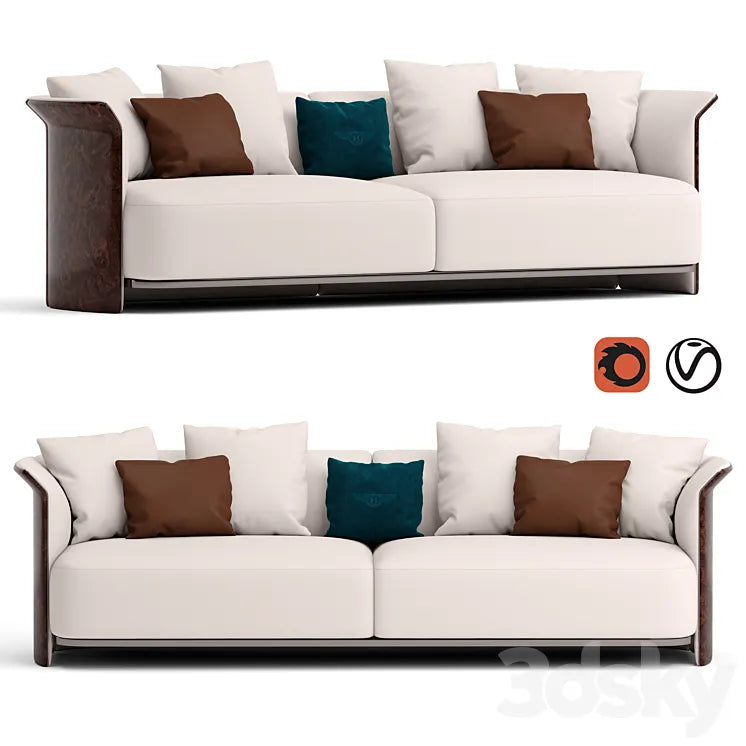 Bentley ramsey sofa 3DSMAX Model