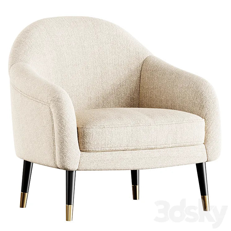 Bernadette Armchair by DOM Edizioni 3DSMAX Model