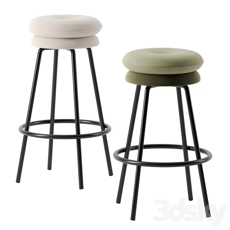 Big Tom barstool by Richard Lampert 3DSMAX Model
