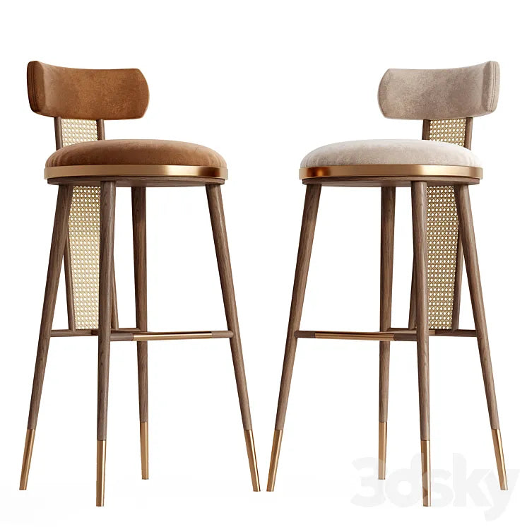 Blakey Bar Chair - Mezzo Collection 3DSMAX Model