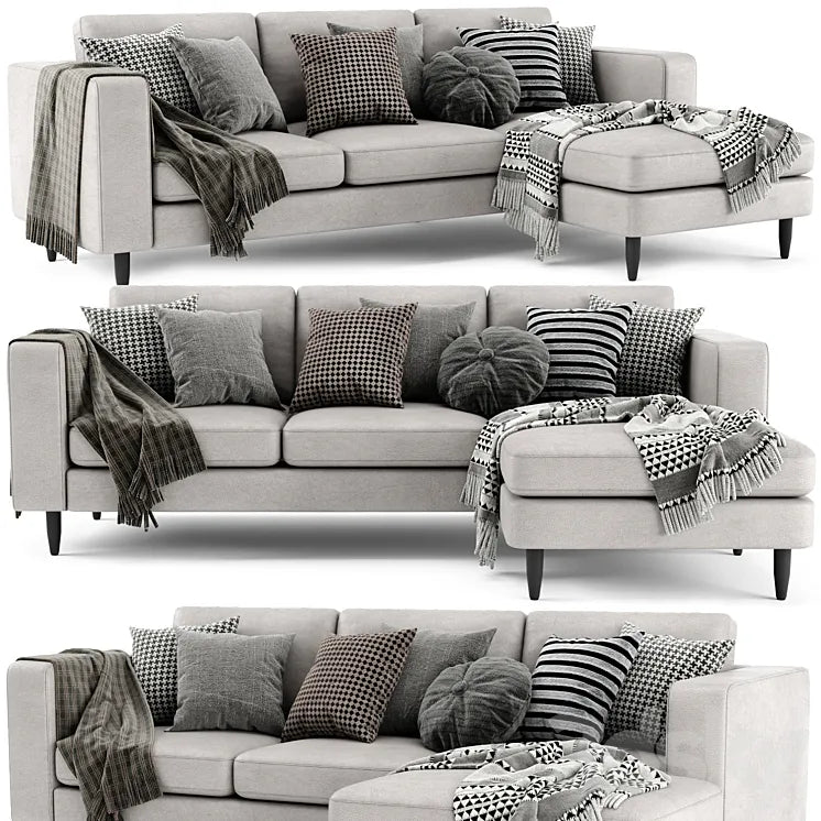 BoConcept Indivi Chaise Longue Sofa 3DSMAX Model