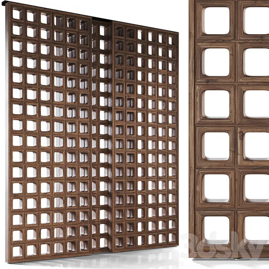 BOGART Decorative sliding partition from Mezzo 3DS Max Model