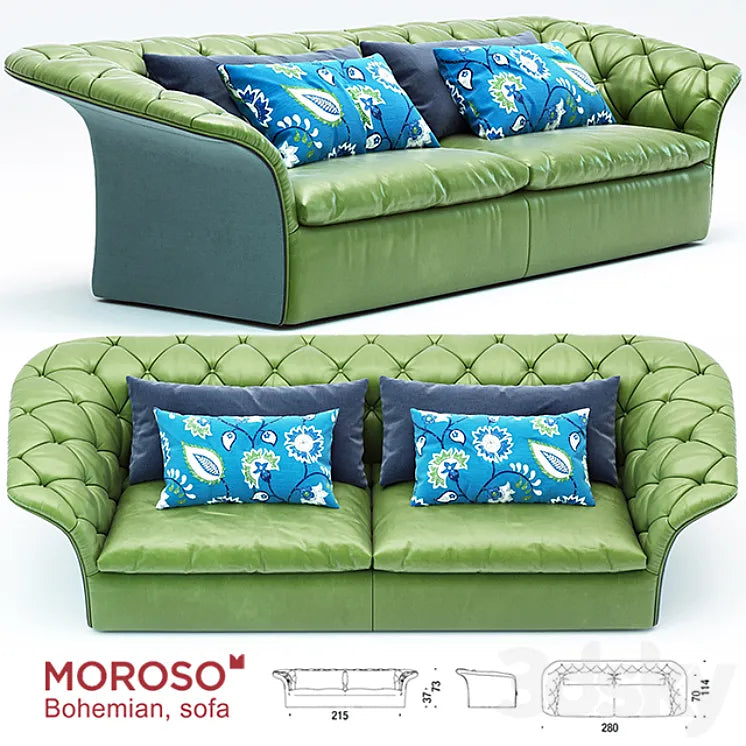 Bohemian sofa 3DSMAX Model