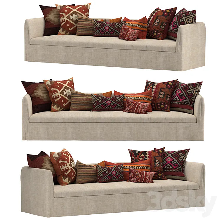 Boho Sofa 3DSMAX Model
