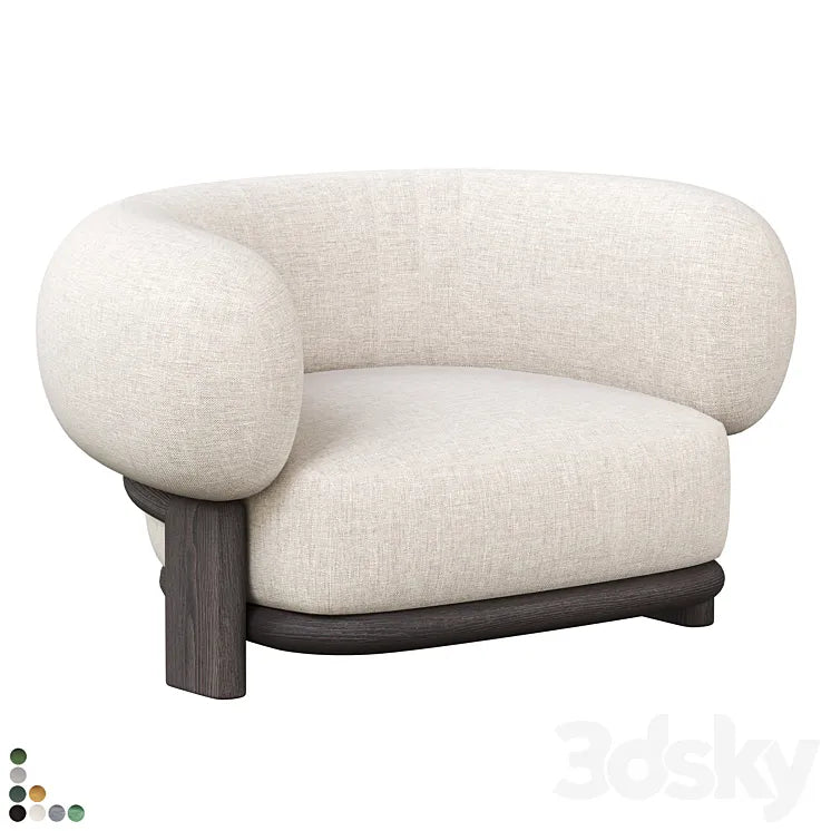 Bol Armchair By HC28 Cosmo 3DSMAX Model