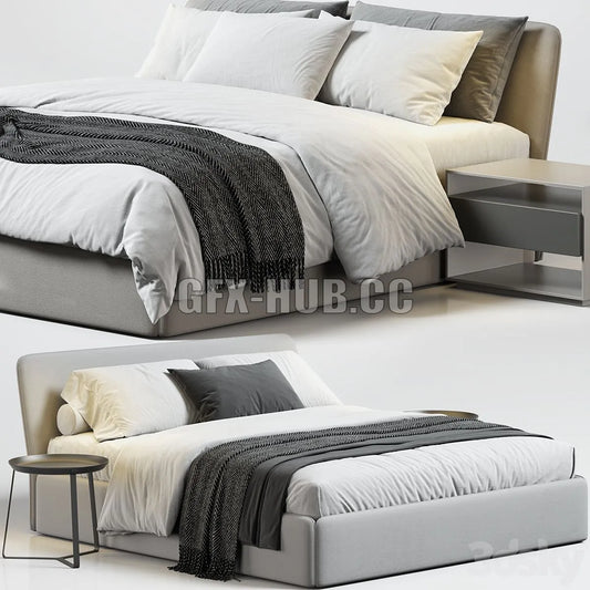 Bonaldo True Bed 3dsMax Model