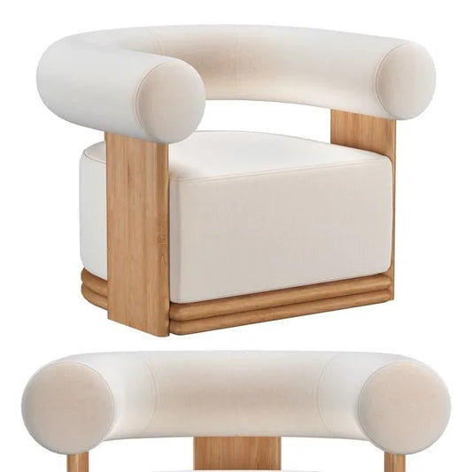 BONDI TEAK SWIVEL LOUNGE CHAIR 3dsMax Model