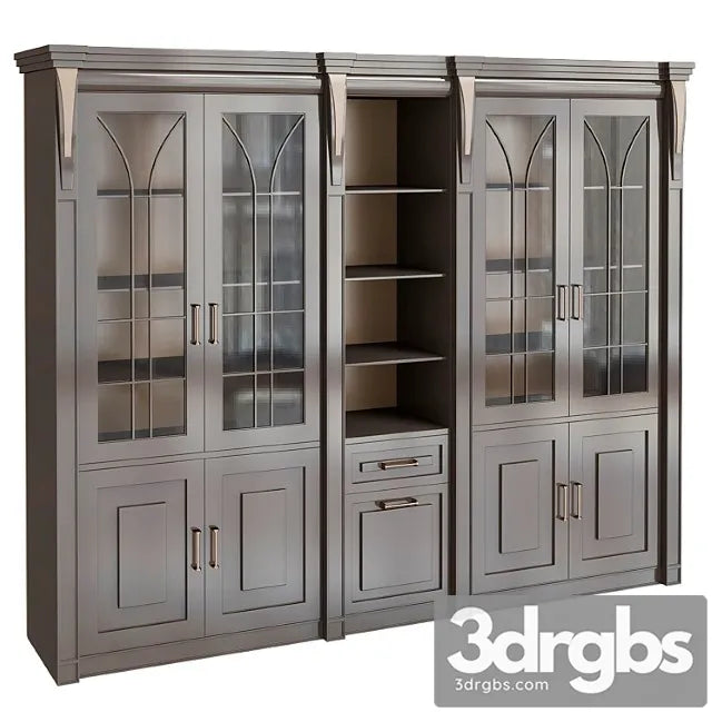 Bookcase capri minotti collezioni 3D Model Free