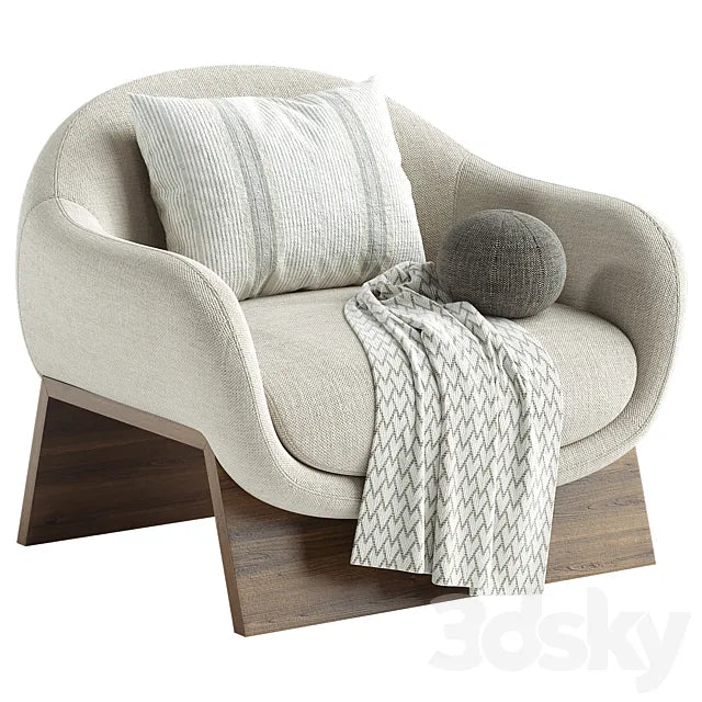 BOOLEAN ARMCHAIR By Bonaldo 3ds Max