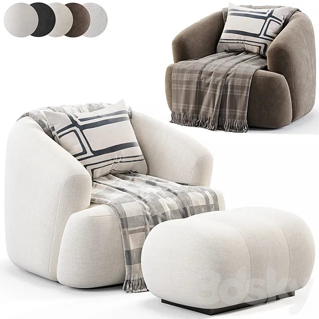 Boucle Sessel Sofia By Westwing 3ds Max