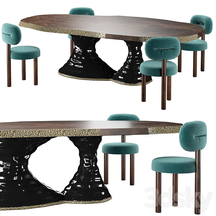Brabbu Plateau - Essential Home Henry Dining 3DSMAX Model