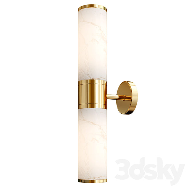 Brass Marble Wall Lamp 3ds Max