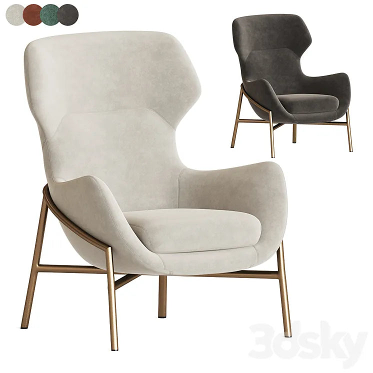 Brera Armchair Giuliomarelli 3DSMAX Model