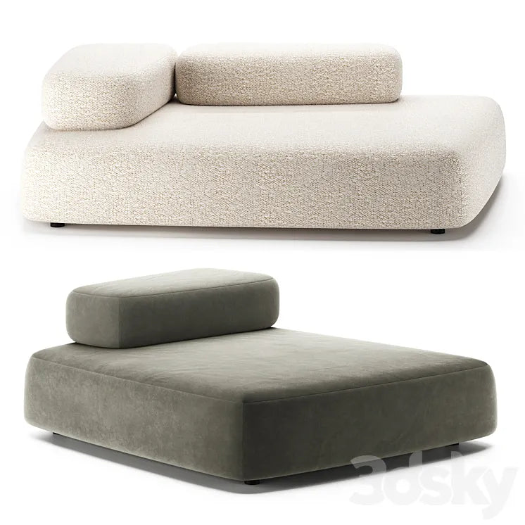 BUBBLE ROCK | Sofa by Living Divani 3DSMAX Model