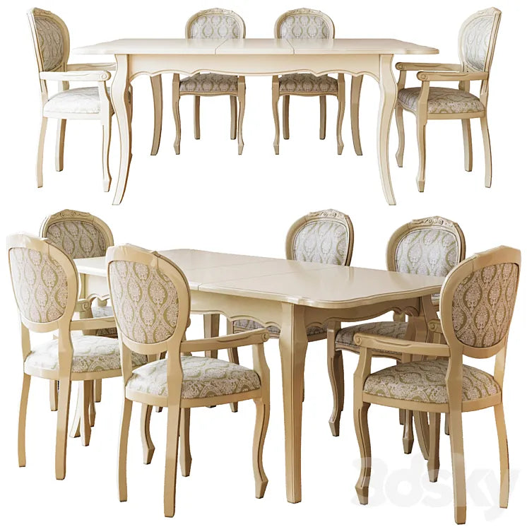 BUCZYNSKI folding table medium. Cleopatra collection 3DSMAX Model