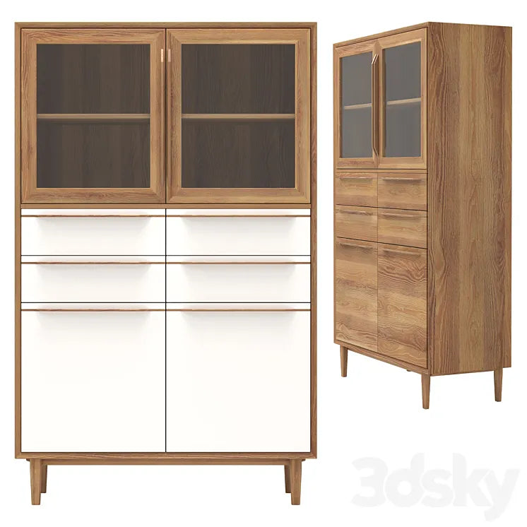Buffet Bruni (white) large 100*160*40 cm 3DSMAX Model