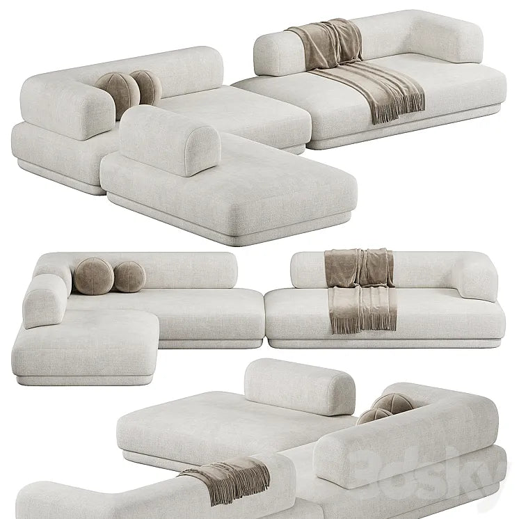 BUMPER Sectional Sofa 3DSMAX Model