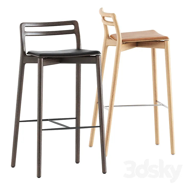 Cabin bar stool by vipp 3DSMAX Model