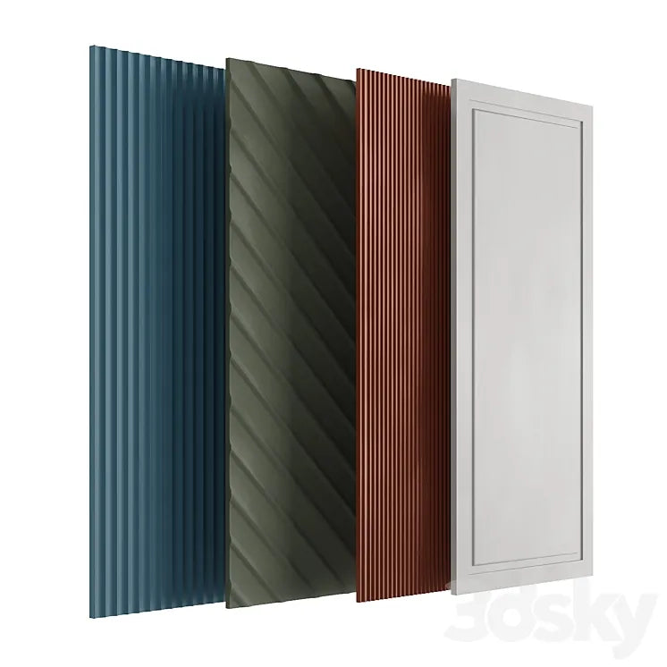 Cabinet Doors 01 3DSMAX Model