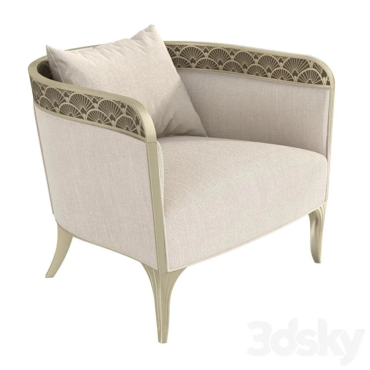Caracole Lilian Accent Chair 3DSMAX Model