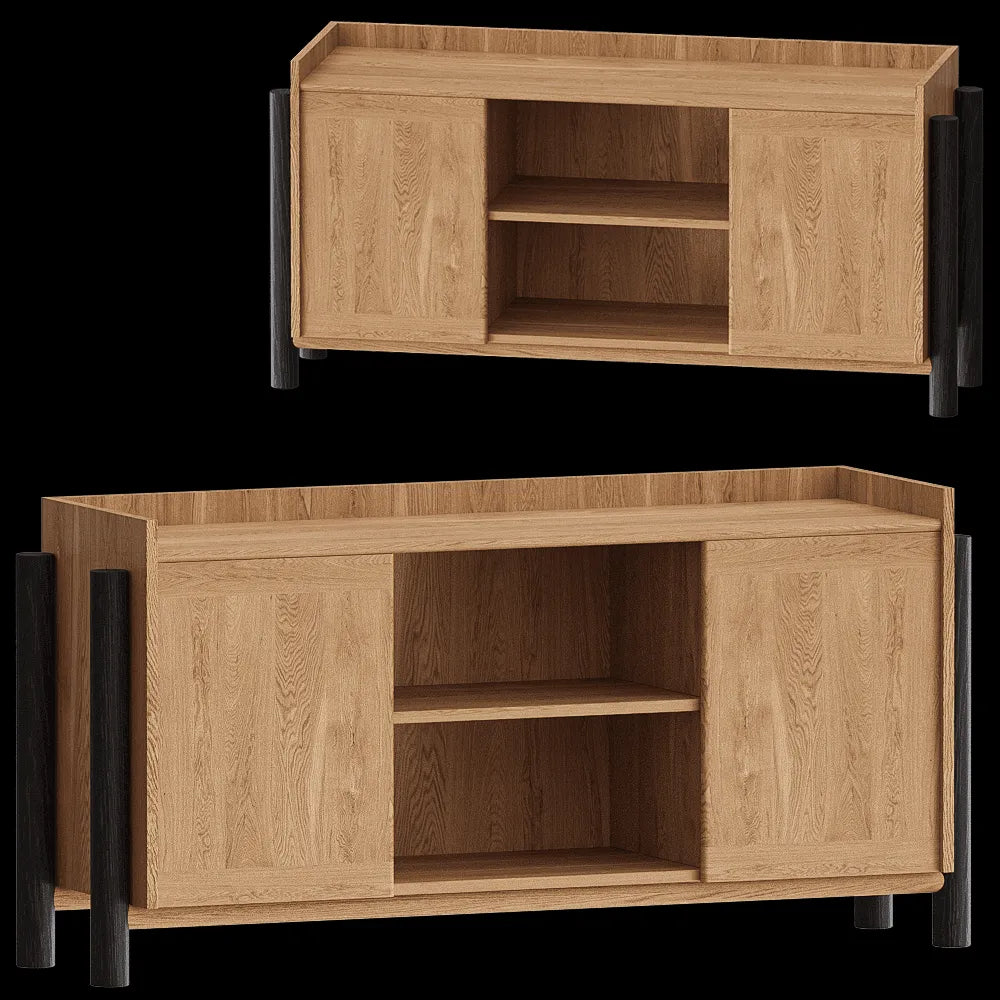 Carel Woodworks - Chest of drawers Steekla Credenza 3ds Max