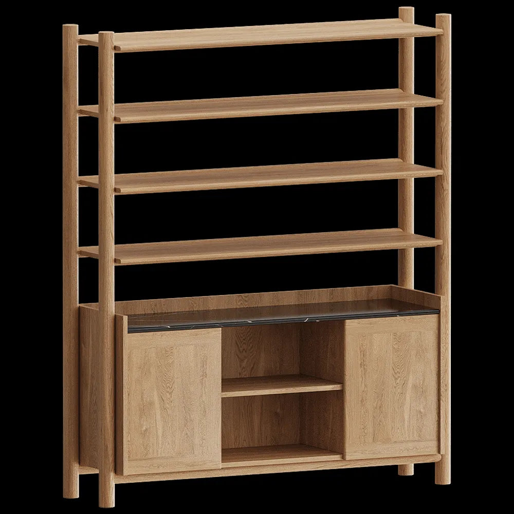 Carel Woodworks - Steekla Storage Unit with Marble 3ds Max