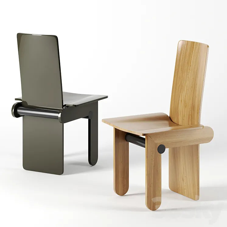 Carlo Scarpa Dining Chairs for Gavina - 1974 3DSMAX Model