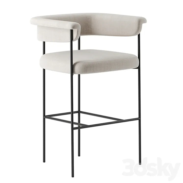 Carrie Bar Stool by Burke Decor 3DSMAX Model