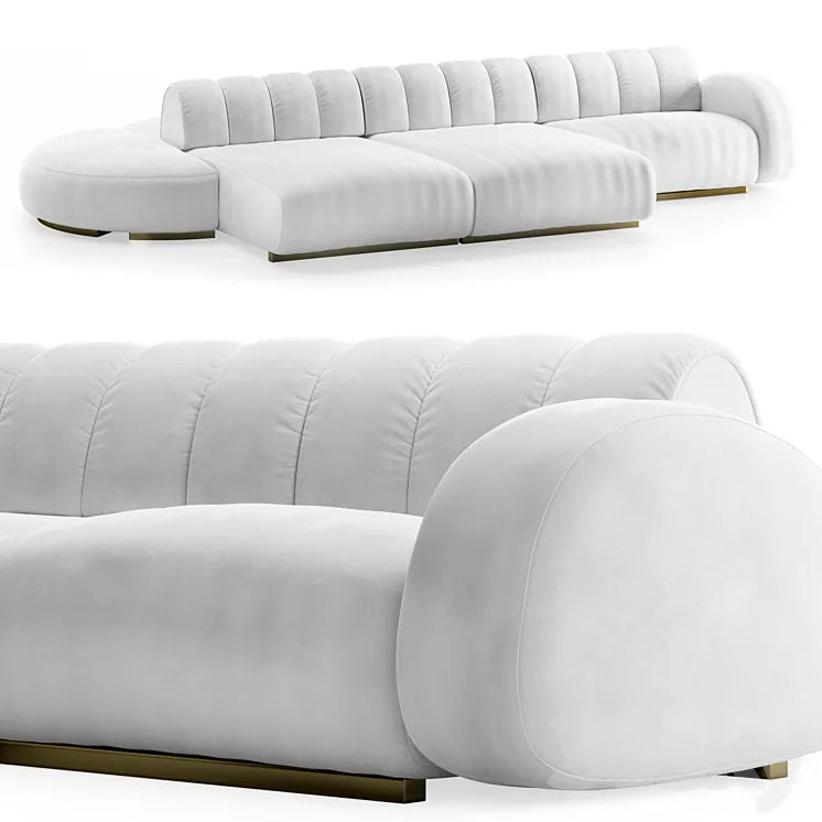 Cassia modular sofa Caffelatte 3DSMAX Model