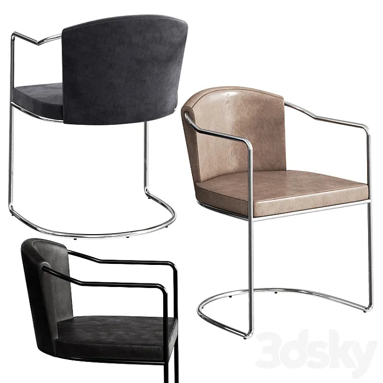 Cb2 Cleo Cantilever Chair 3DSMAX Model