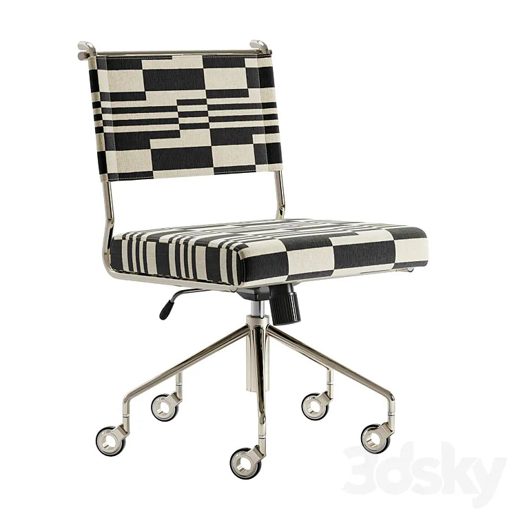 CB2 Vicino Upholstered Office Chair 3DSMAX Model