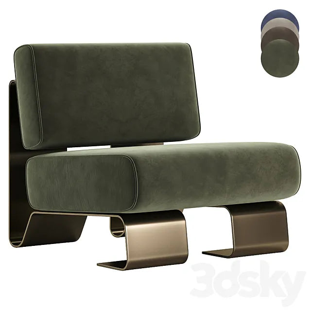 Century Rushmore Armchair 3ds Max