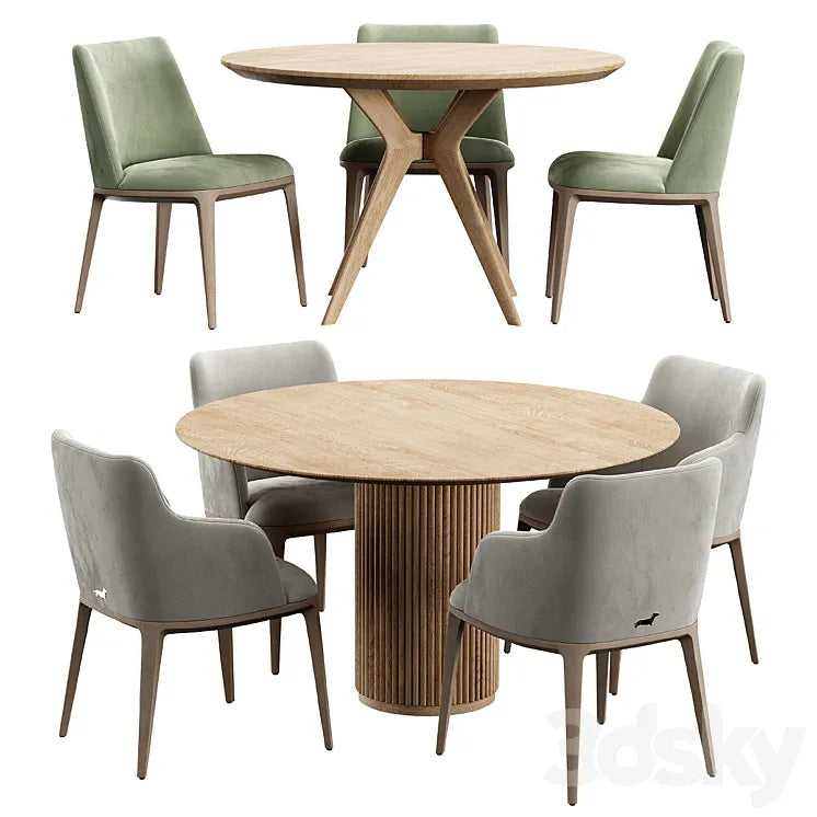 Chair Form Leather Sofaclub PALAIS ROYAL Table Clark Table 3DSMAX Model