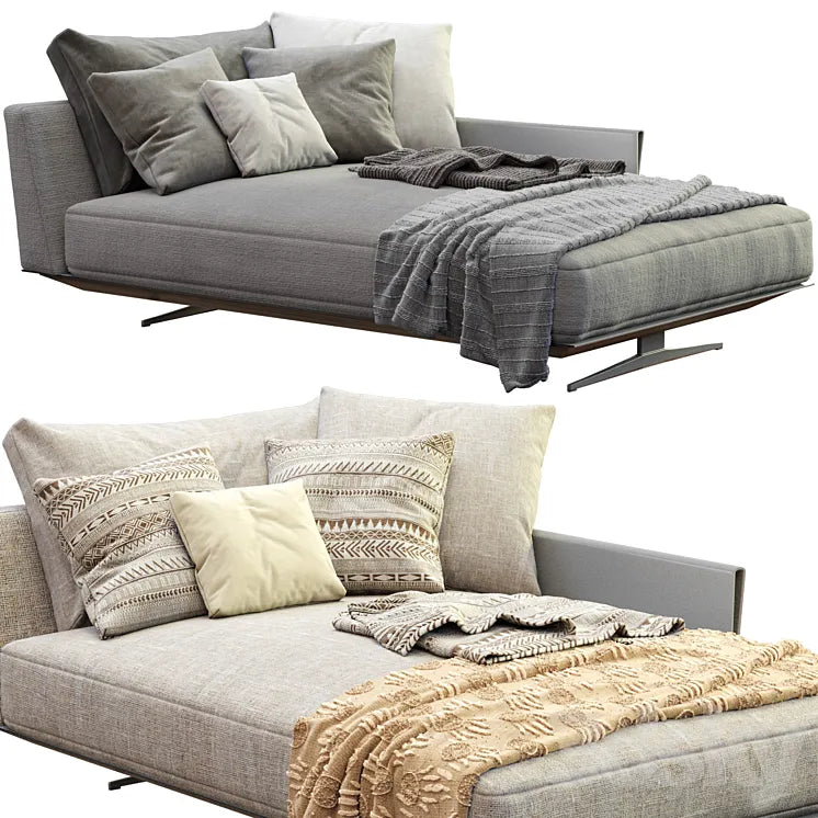 Chaise Lounge Bretton By Flexform 3DSMAX Model