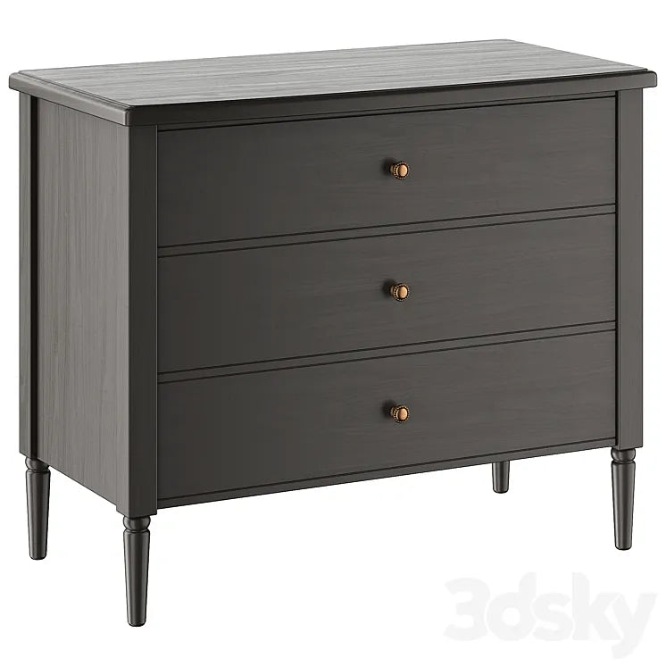 Chest of 3 drawers BLUES 3DSMAX Model
