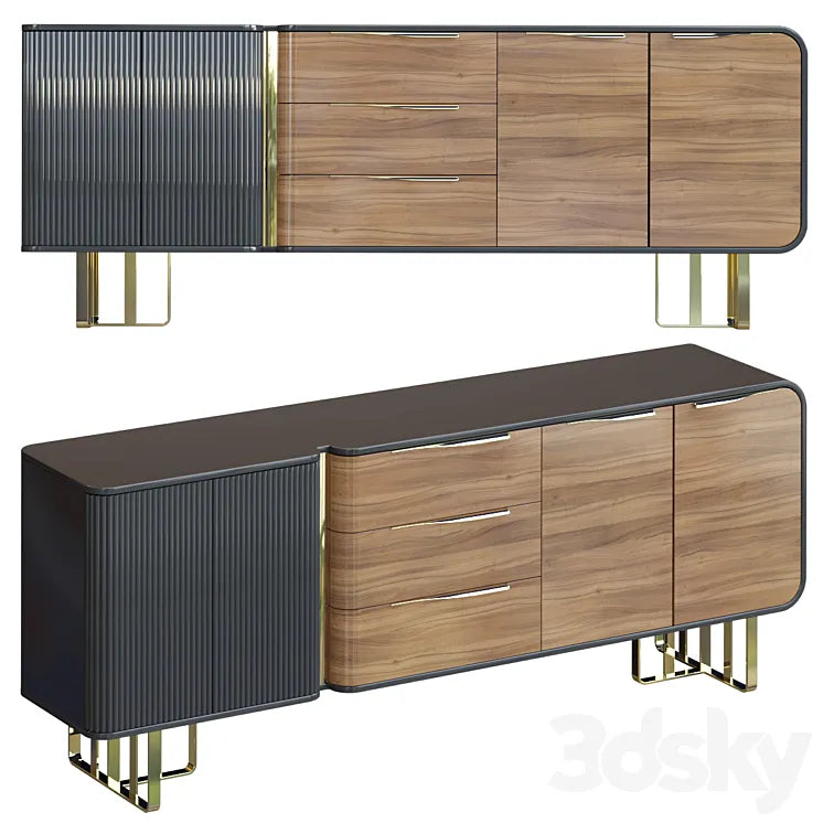 Chest of drawers Adel 3DSMAX Model