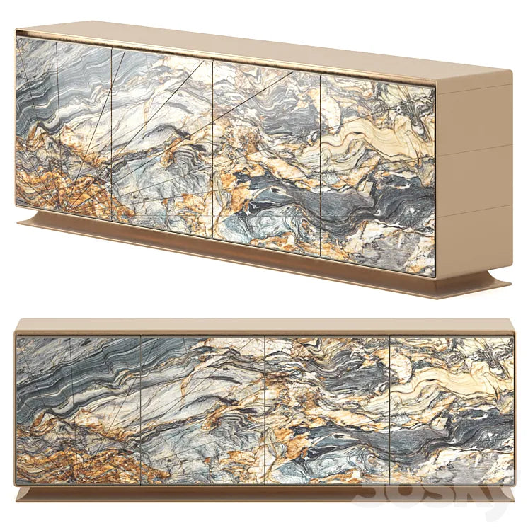 Chest of drawers AURORA visionnaire 3DSMAX Model